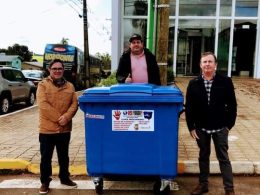 Prefeitura inicia a instalação de contêineres para Coleta de Lixo em Ernestina